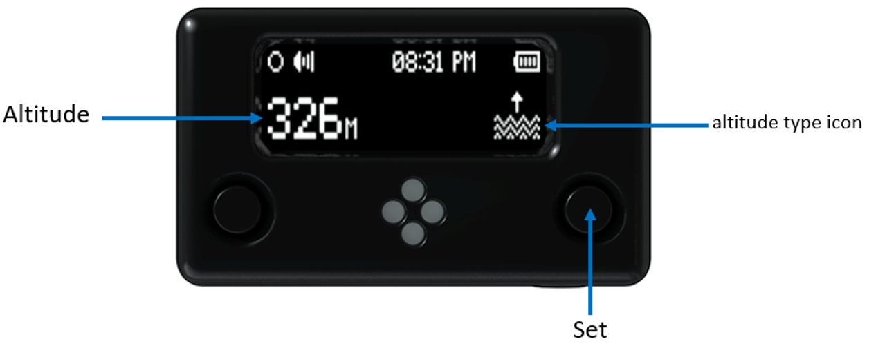 Changing the Alti-Vario's Altitude Mode